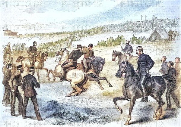 English lancers training