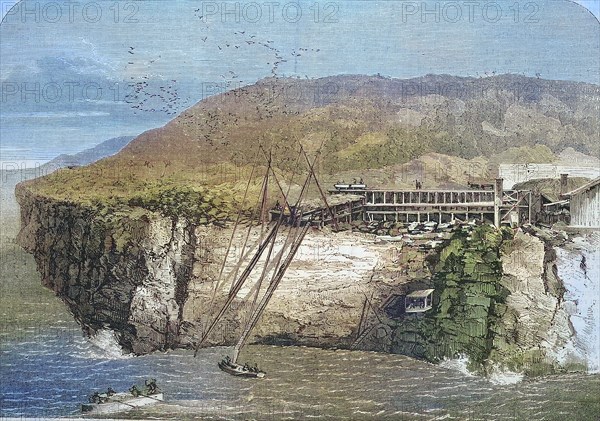 Mining of guano on Navassa Island