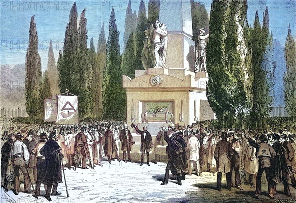 Democratic meeting in Madrid's May 2 Square