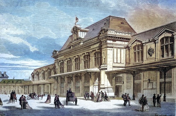 the station of the Orleans railroad
