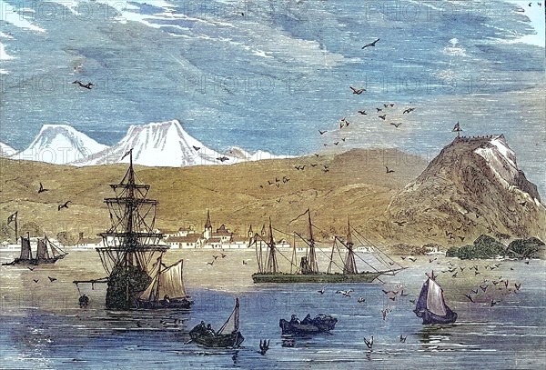 The Port d'Afrika in Peru in 1896