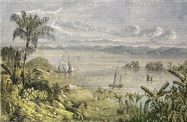 The bay of Samana in 1869