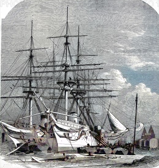 The hospital ships for the English expedition to Abyssinia