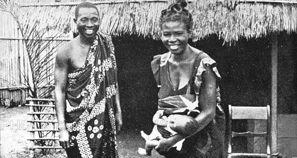 German speaking teacher couple in Ho in 1910