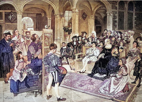 Puppet theater at the court of Margaret of Austria
