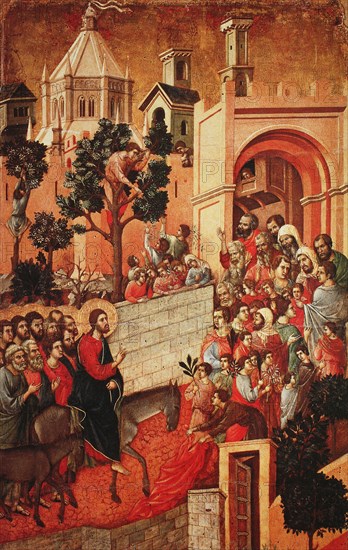 Duccio di Buoninsegna (* c. 1255 probably in Siena; † 1318 or 1319 in Siena) was an Italian painter