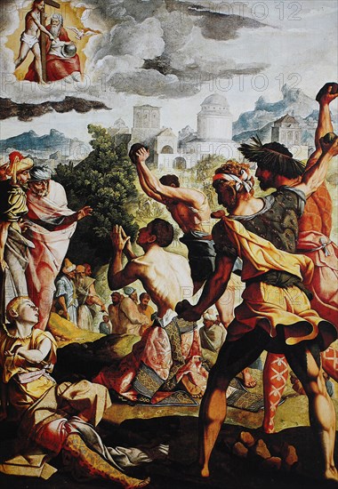 The stoning of St. Stephen
