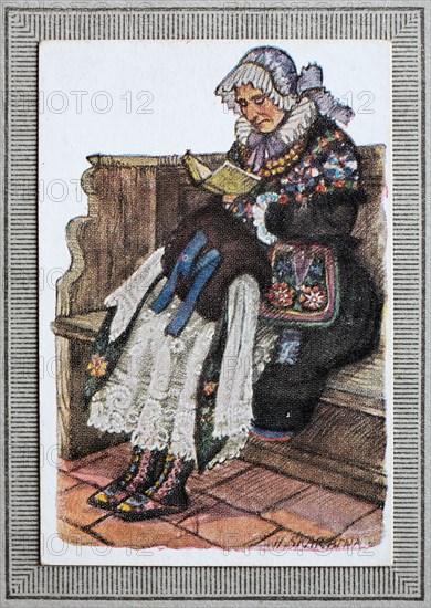 Traditional Costumes In Germany In The 19Th Century