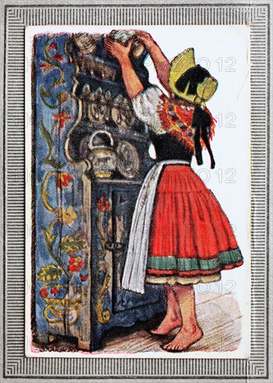 Traditional Costumes In Germany In The 19Th Century