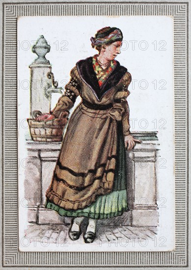 Traditional Costumes In Germany In The 19Th Century