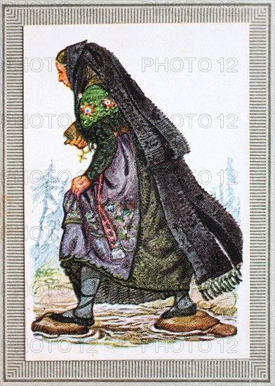 Traditional Costumes In Germany In The 19Th Century