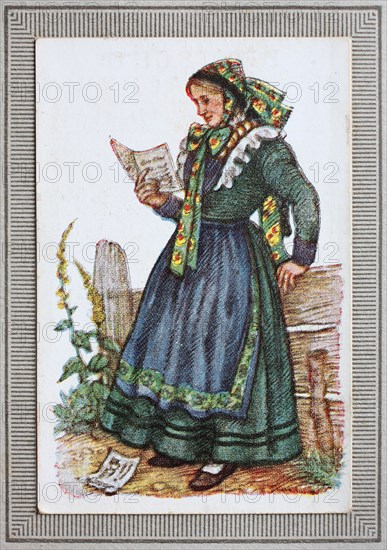 Traditional Costumes In Germany In The 19Th Century