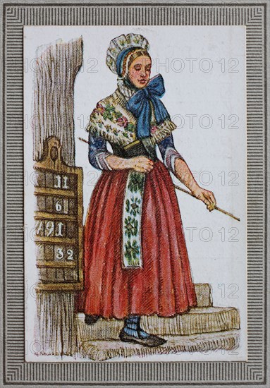 Traditional Costumes In Germany In The 19Th Century