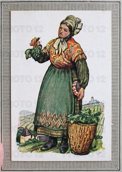 Traditional Costumes In Germany In The 19Th Century