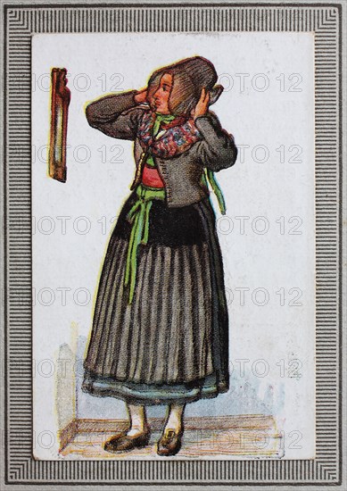 Traditional Costumes In Germany In The 19Th Century