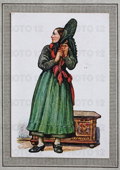 Traditional Costumes In Germany In The 19Th Century