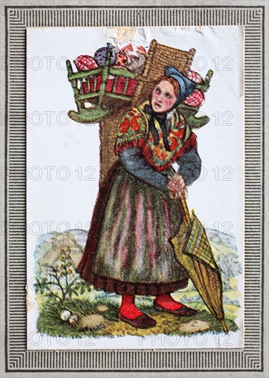 Traditional Costumes In Germany In The 19Th Century