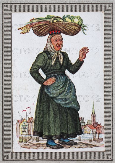 Traditional Costumes In Germany In The 19Th Century