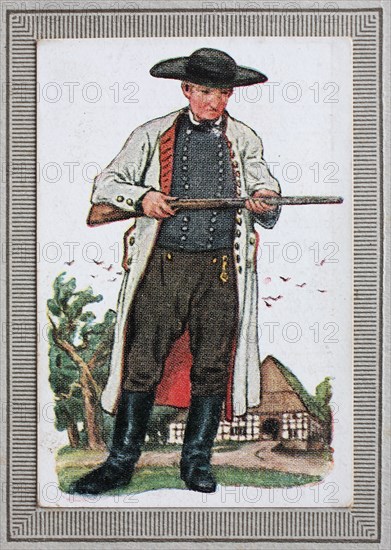 Traditional Costumes In Germany In The 19Th Century