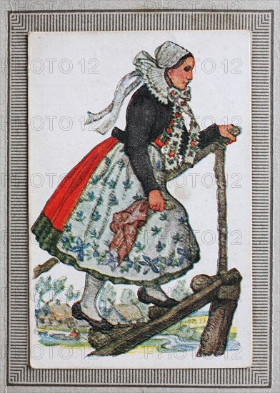 Traditional Costumes In Germany In The 19Th Century