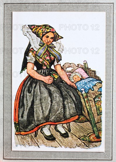 Traditional Costumes In Germany In The 19Th Century