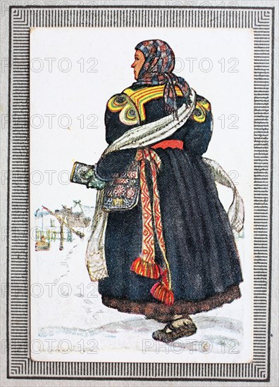 Traditional Costumes In Germany In The 19Th Century