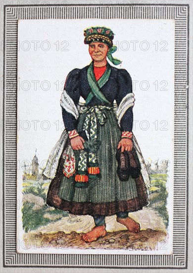 Traditional Costumes In Germany In The 19Th Century