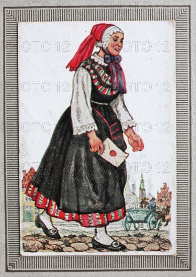 Traditional Costumes In Germany In The 19Th Century