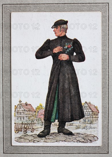 Traditional Costumes In Germany In The 19Th Century