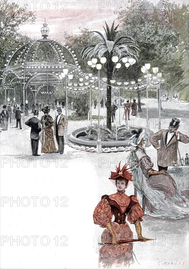 Promenade In The Garden Of The Kroll Opera House