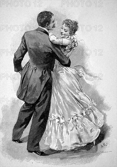 Couple Dancing The Laendler