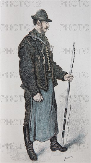 A Peasant From The District Of Budapest