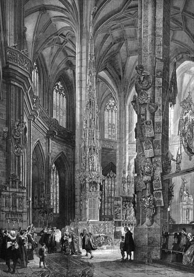 Sacraments Building Inside Of The Lorenzkirche