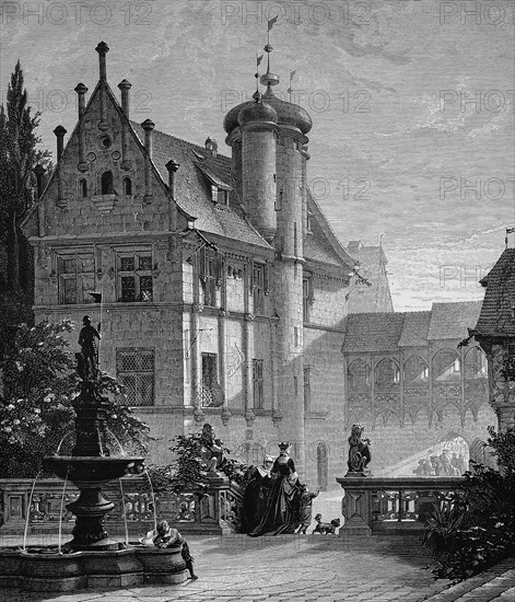 The Palace Of The Tucher Palace In Nuremberg