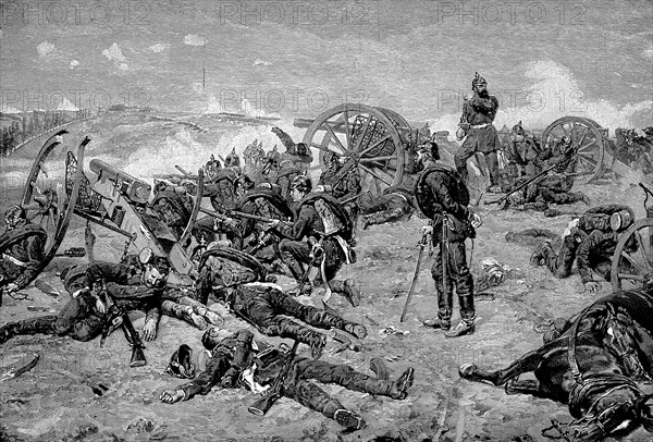 The Battle Of Gravelotte Or Gravelotte-St. Private On 18 August 1870 Was The Largest Battle During The Franco - Prussian War