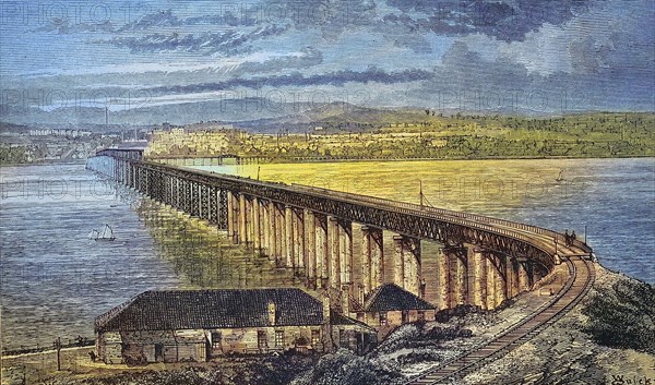 The Taybridge Bridge Near Dundee