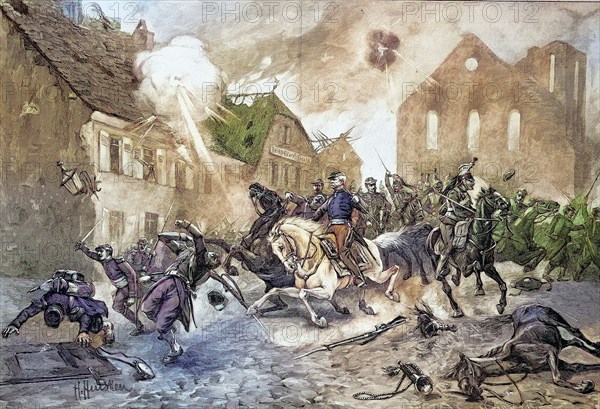 The Escape Of Mac Mahon Through Fröschweiler On August 6, 1870 After The Battle Of Wörth