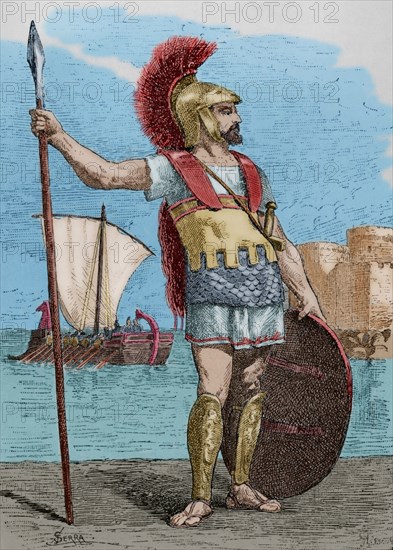 Carthaginian soldier.