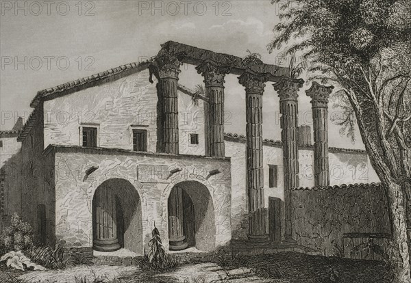 Ruins of the Temple of Diana.