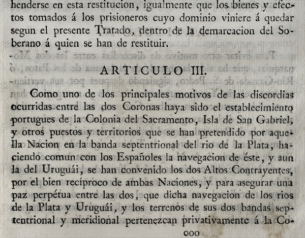 First Treaty of San Ildefonso.