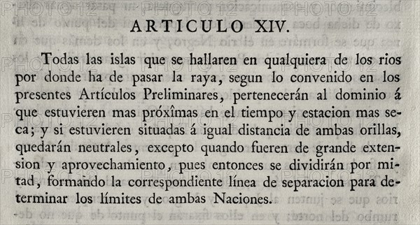 First Treaty of San Ildefonso.