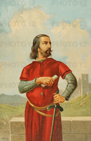 Rodrigo Diaz de Vivar, known as El Cid Campeador.