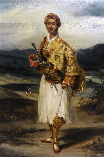 Count Palatiano in a Greek National costume.