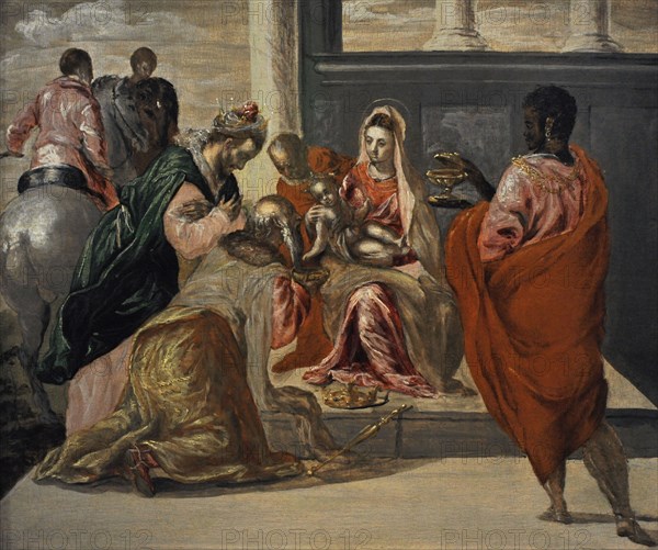 The Adoration of the Magi.