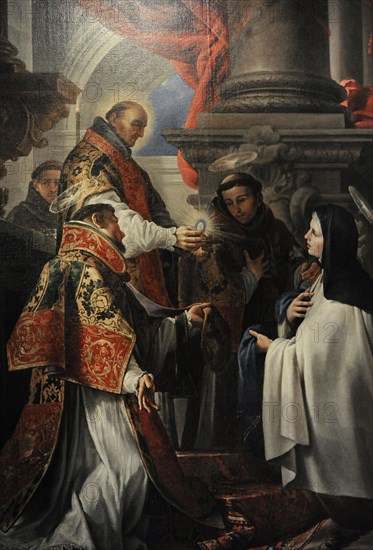 The Communion of Saint Theresa of Avila.