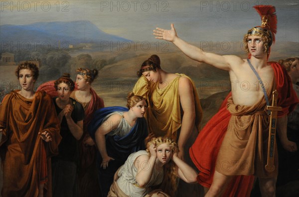 Antilochus takes to Achilles the news of the fight on the body of Patroclus.