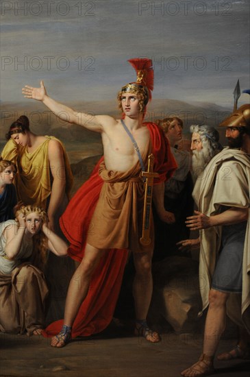 Antilochus takes to Achilles the news of the fight on the body of Patroclus.