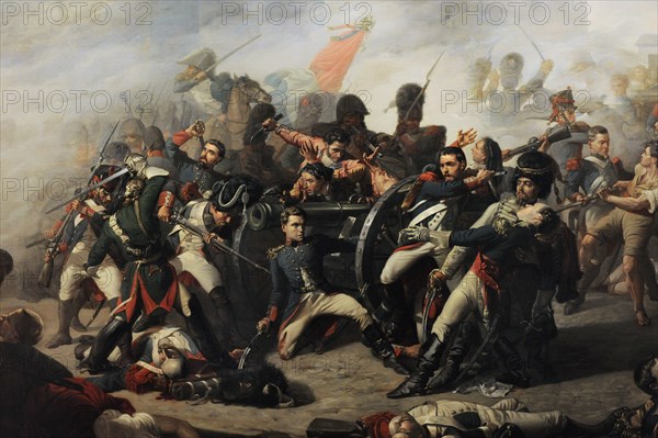 Death of Daoiz and Defence of Monteleon Park.