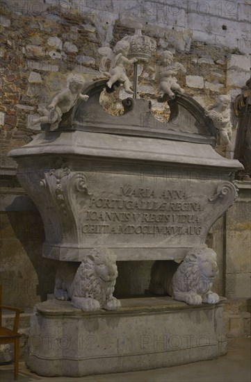 Tomb of Queen Maria Anna of Austria.