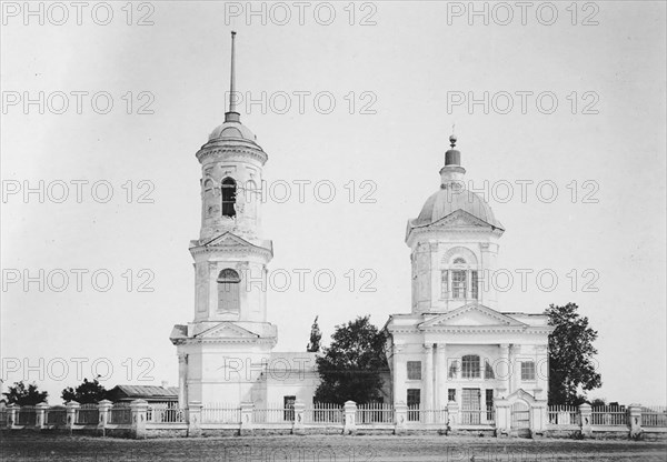Assumption Church in the village of Verkhne-Kurmoyarskaya Region of the Don Cossacks circa before 1917